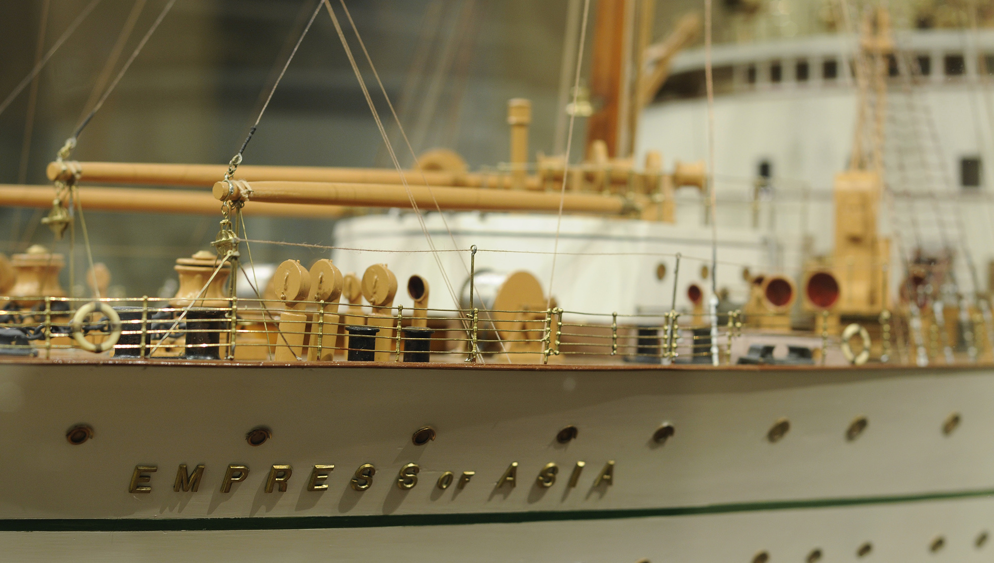 Empress of Asia model ship